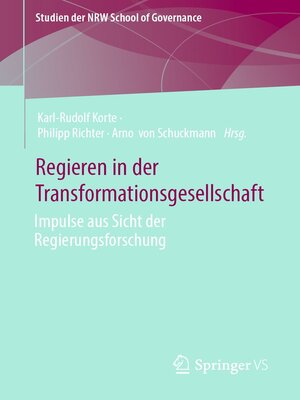 cover image of Regieren in der Transformationsgesellschaft